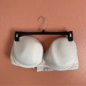 Cacique Off-White Strapless Bra